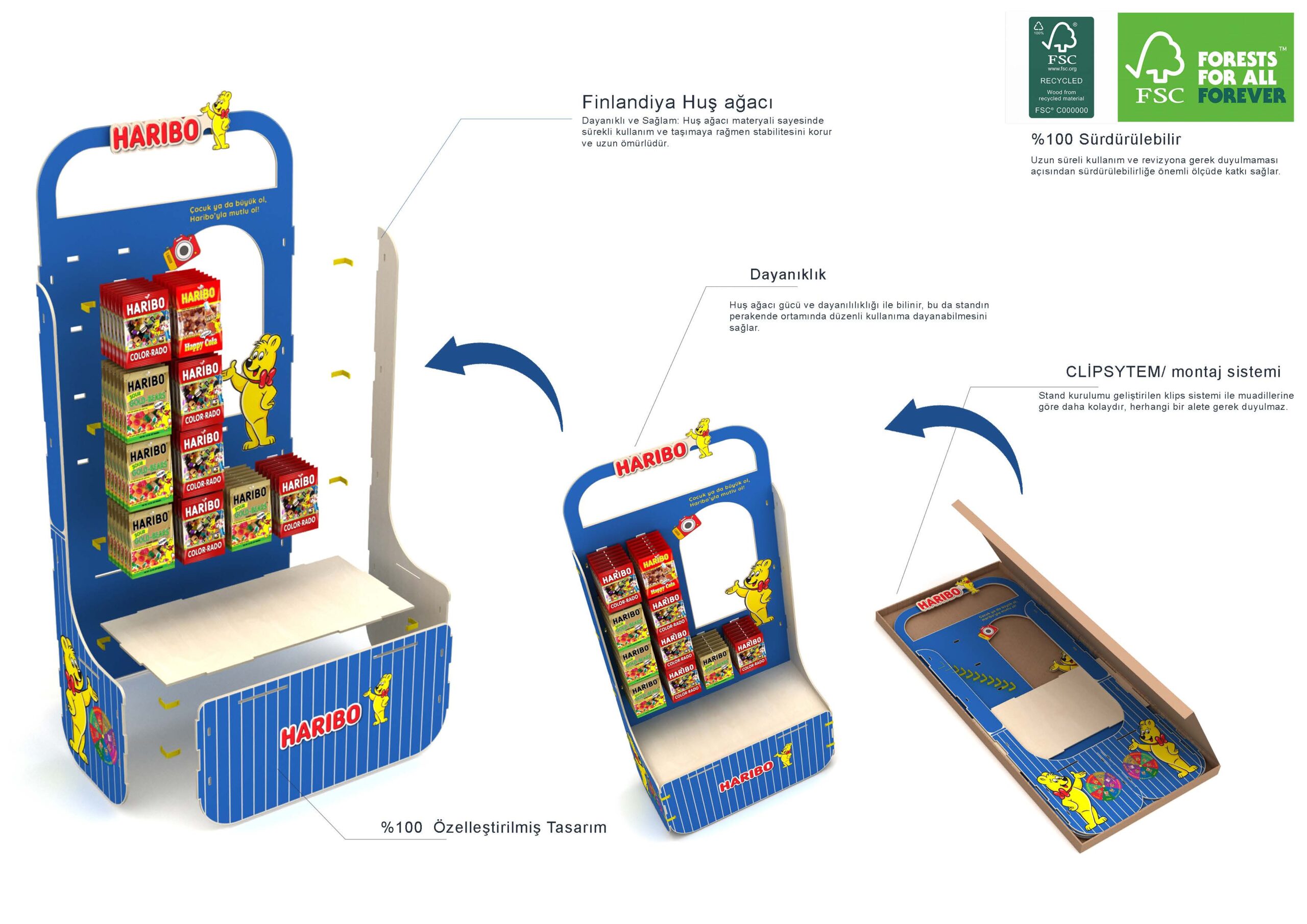HARIBO AYAKLI STAND WDZ-14-25 - Image 2