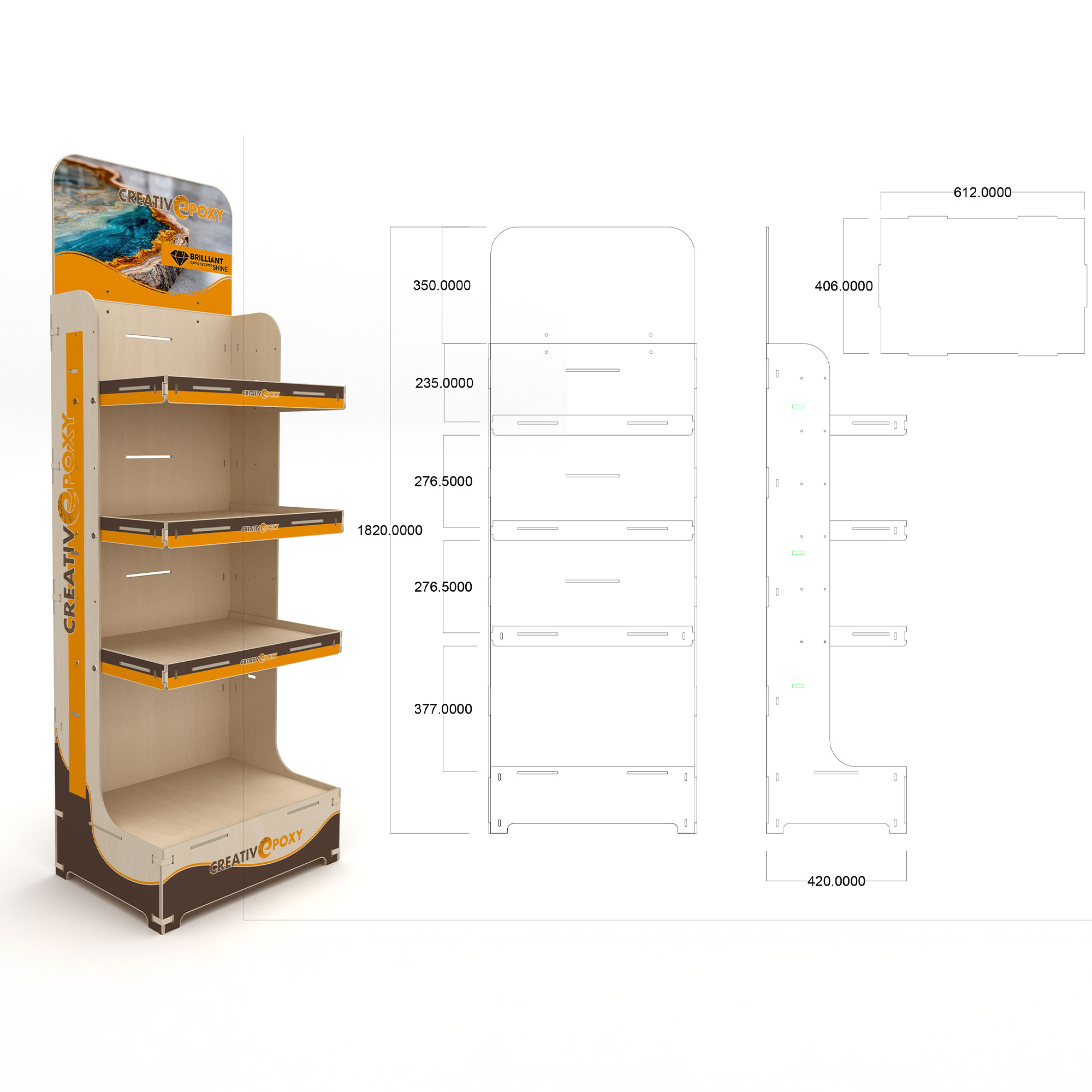 Creative Epoxy FSU Display WDZ-17-25 - Image 3